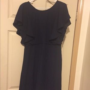 Navy blue casual dress